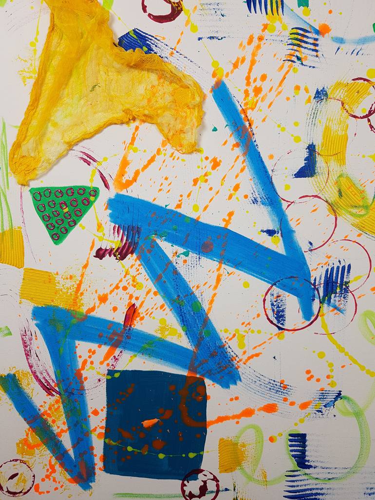 Original Abstract Expressionism Abstract Painting by Jessica Fernandez