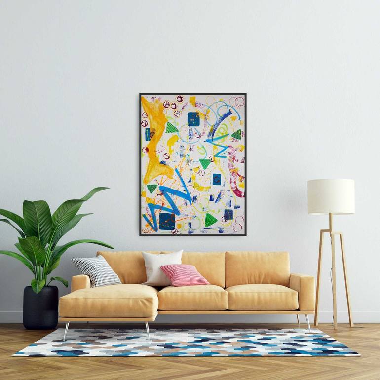 Original Modern Abstract Painting by Jessica Fernandez
