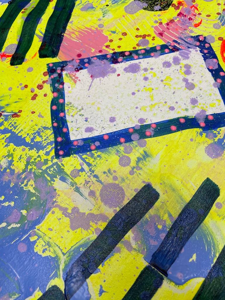 Original Abstract Expressionism Abstract Painting by Jessica Fernandez