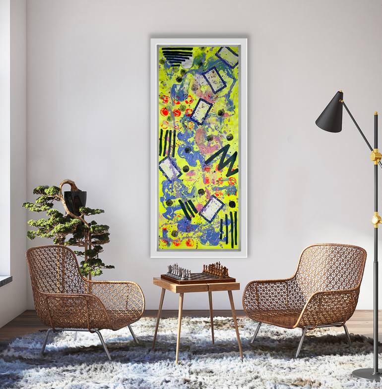 Original Abstract Expressionism Abstract Painting by Jessica Fernandez