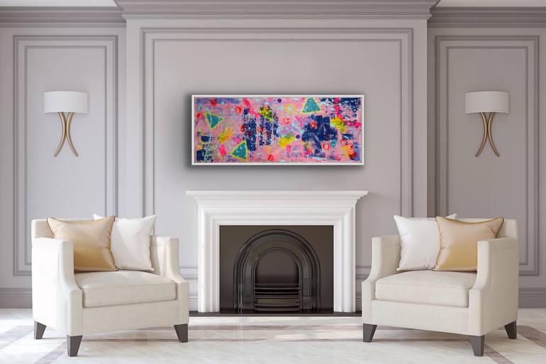 Original Abstract Expressionism Abstract Painting by Jessica Fernandez