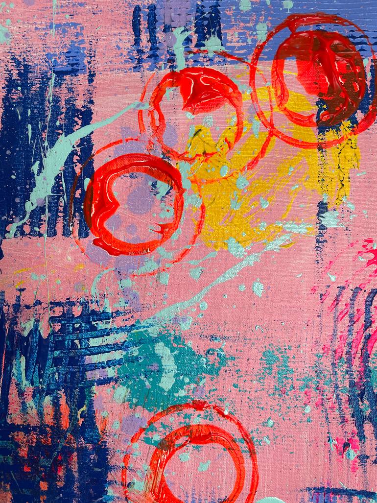 Original Abstract Expressionism Abstract Painting by Jessica Fernandez