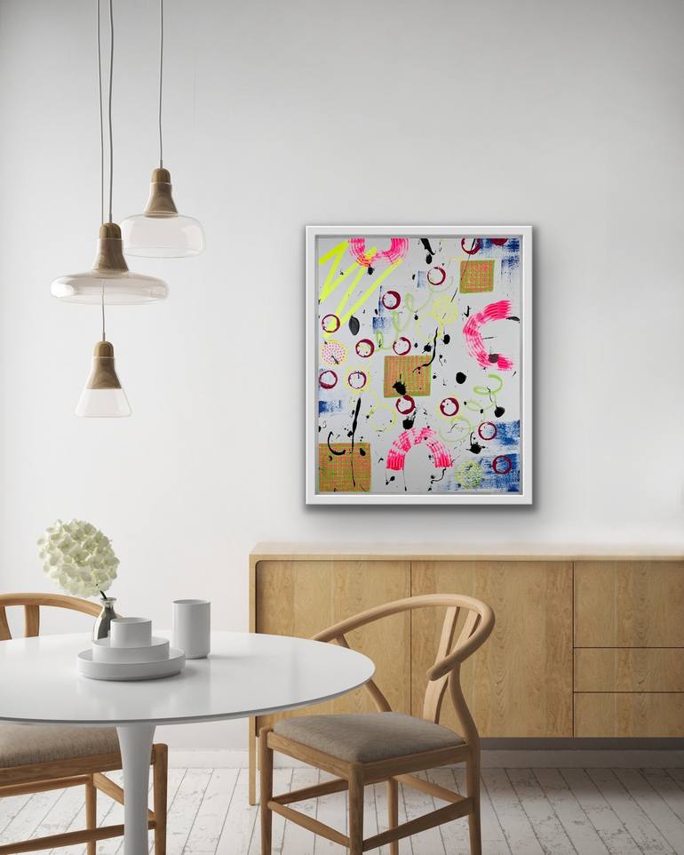 Original Abstract Painting by Jessica Fernandez