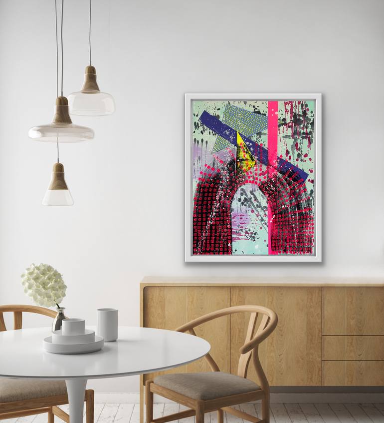 Original Abstract Expressionism Abstract Painting by Jessica Fernandez