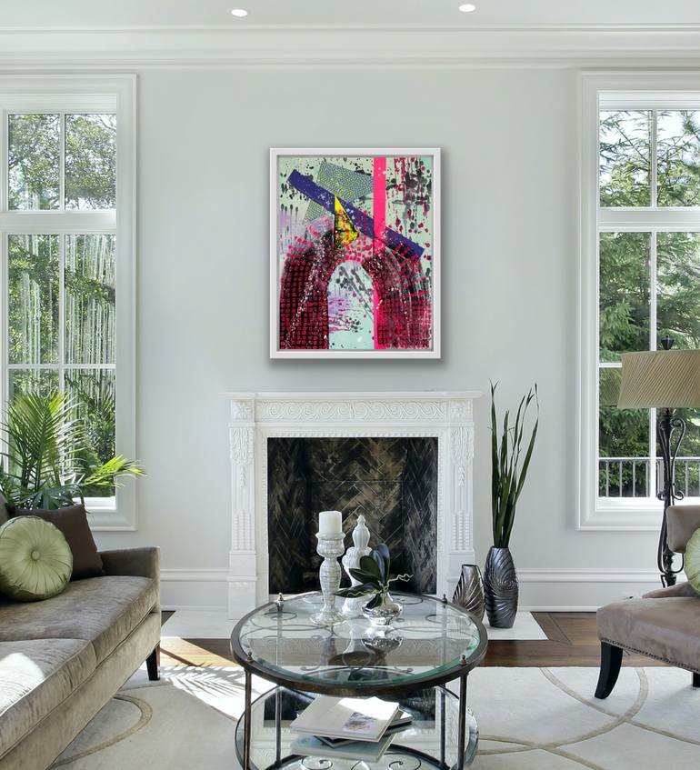 Original Abstract Expressionism Abstract Painting by Jessica Fernandez