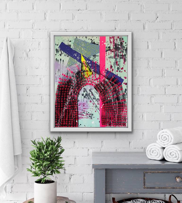 Original Abstract Expressionism Abstract Painting by Jessica Fernandez