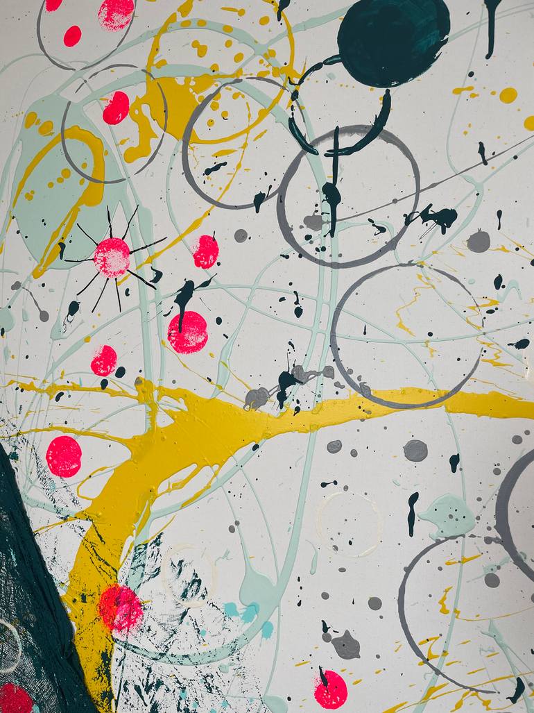 Original Abstract Expressionism Abstract Painting by Jessica Fernandez