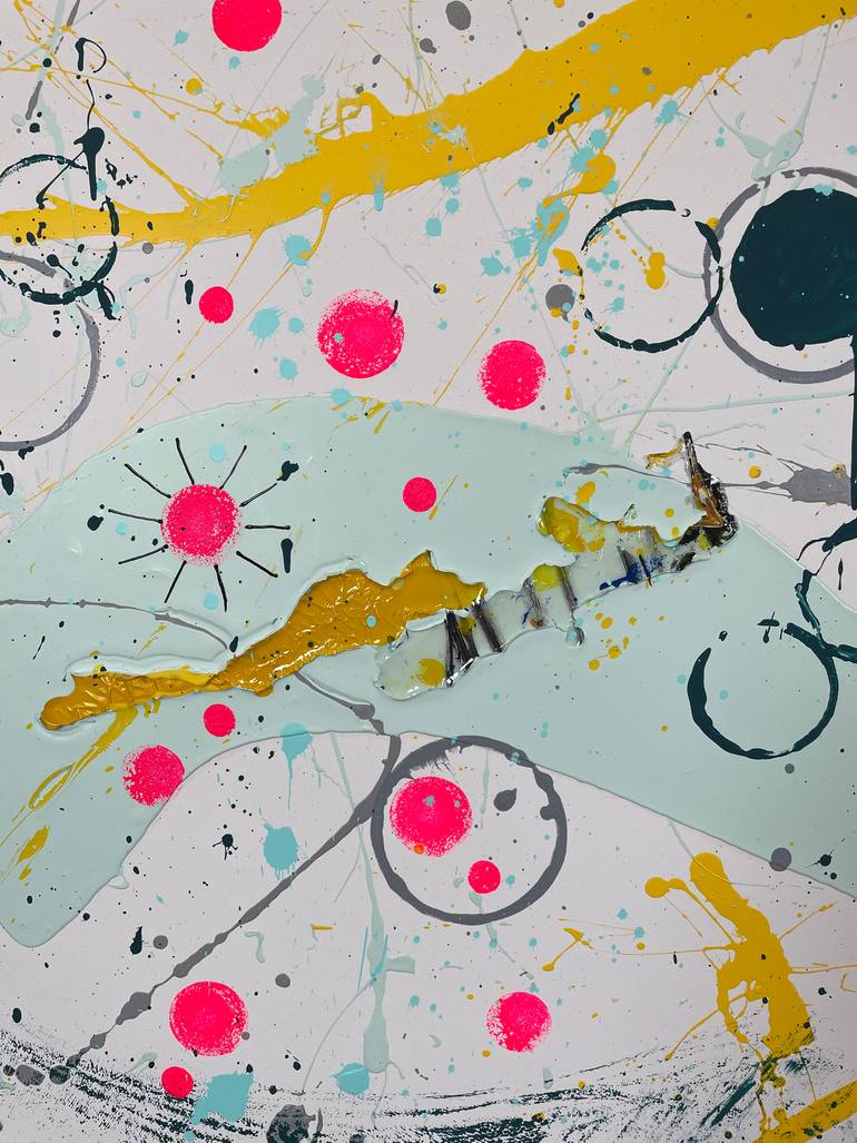 Original Abstract Expressionism Abstract Painting by Jessica Fernandez
