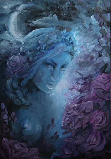 Original Classical mythology Painting by Anastasia Konarska