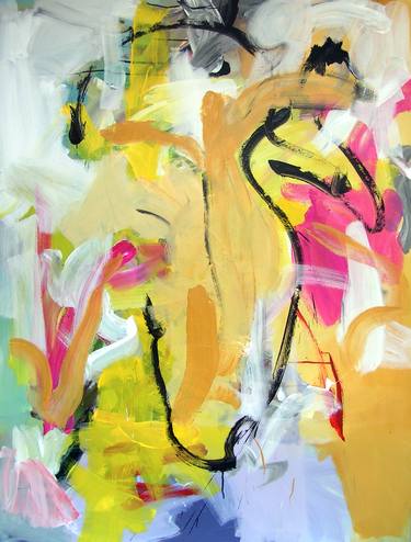 Original Abstract Expressionism Abstract Paintings by Mira Zimmer