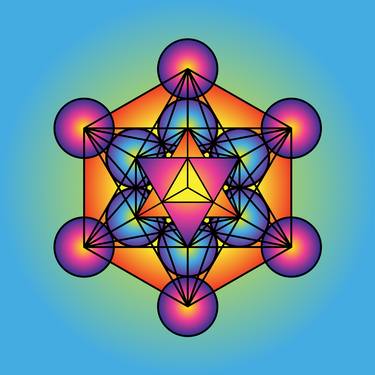 Metatron's Cube with Merkaba thumb