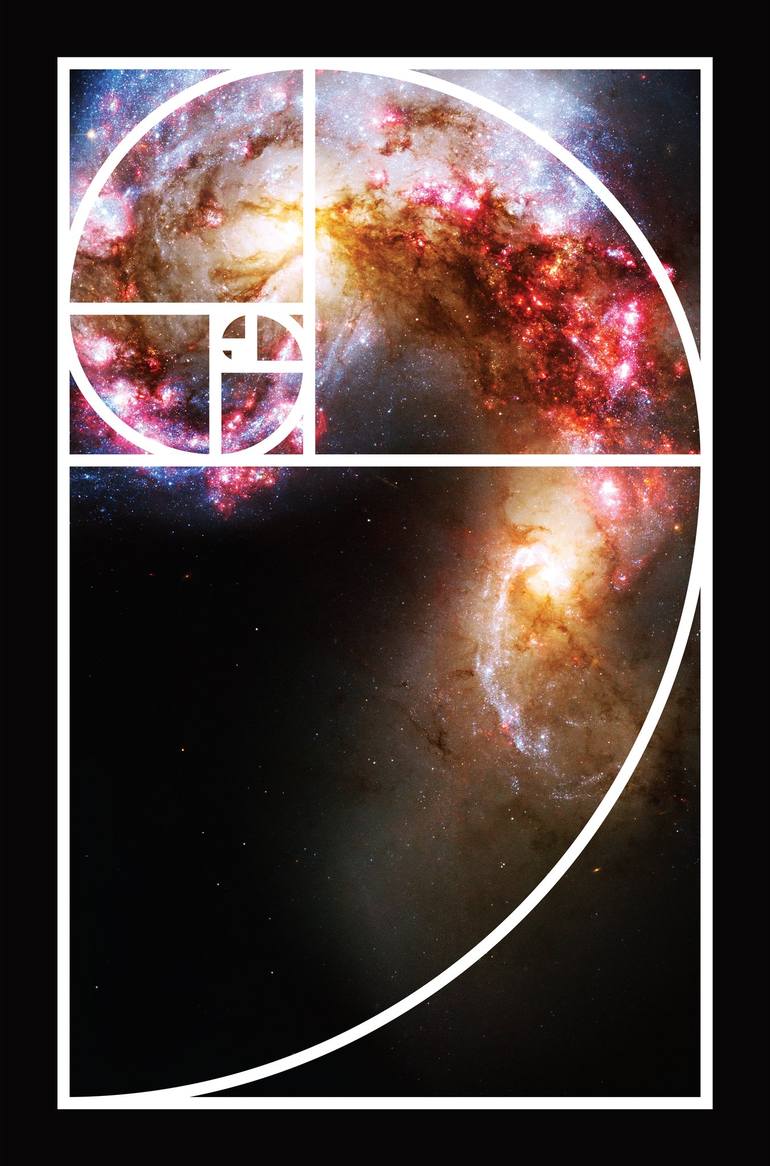 fibonacci spiral galaxy