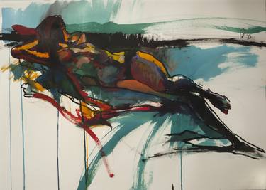 Print of Abstract Nude Paintings by Anthony de Klerk