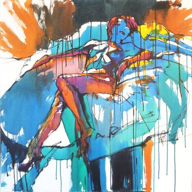 Print of Abstract Nude Paintings by Anthony de Klerk