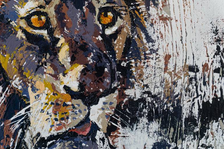 Original Expressionism Animal Painting by Anthony De Klerk