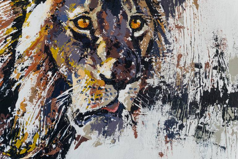 Original Expressionism Animal Painting by Anthony De Klerk