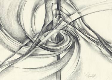 Original Abstract Science/Technology Drawings by Olga Sternyk