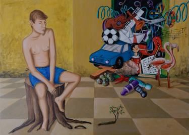 Original Conceptual Body Painting by Gianni Mucè
