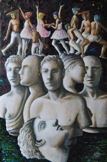 Print of Figurative Classical mythology Paintings by Gianni Mucè