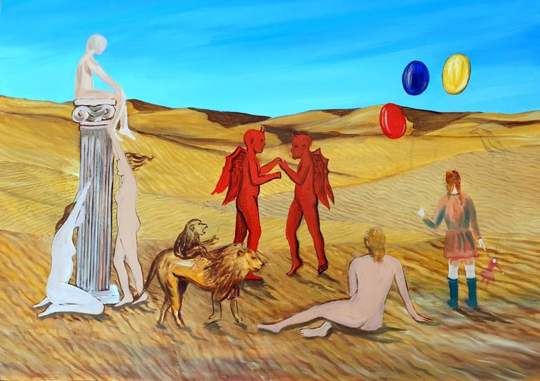 Original Conceptual Body Painting by Gianni Mucè