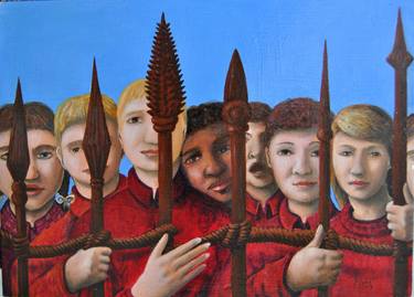 Original Conceptual Kids Paintings by Gianni Mucè