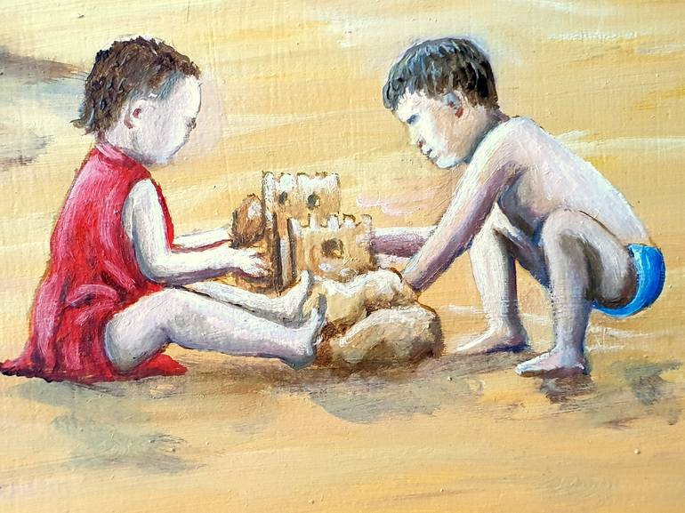 Original Conceptual Kids Painting by Gianni Mucè