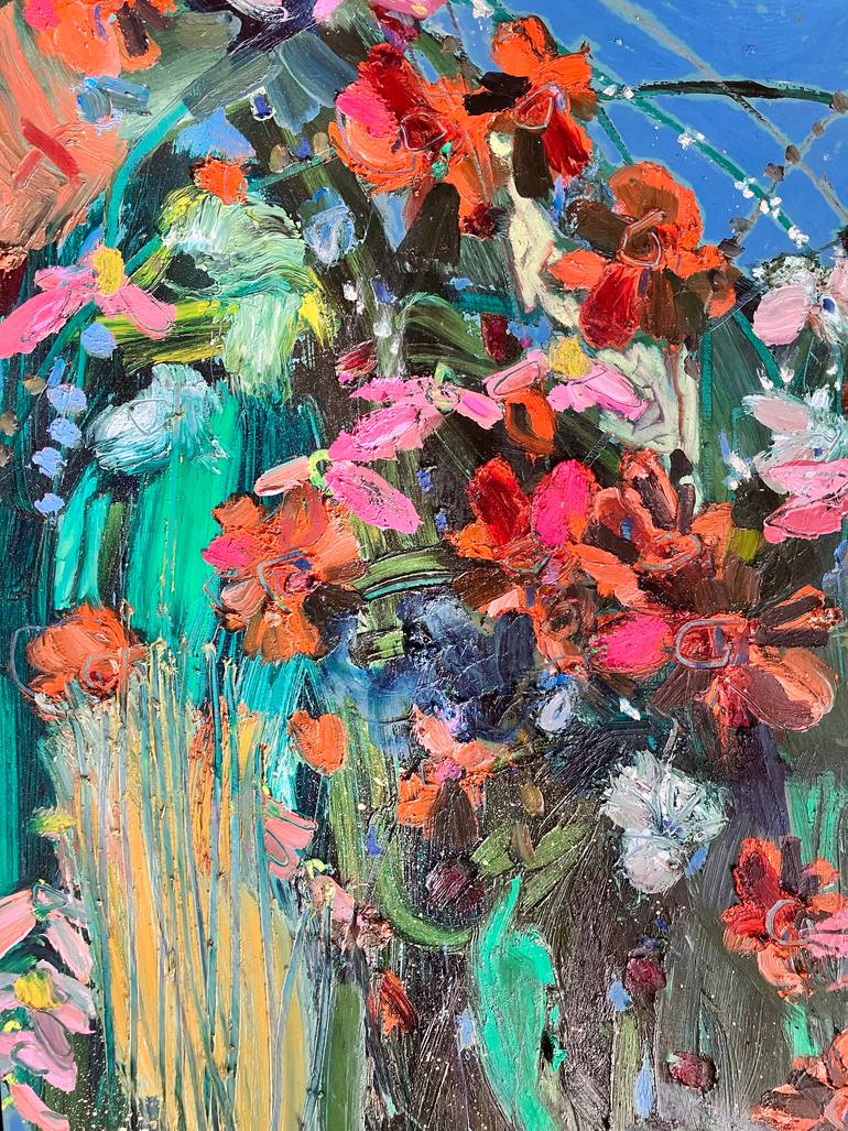 Original Expressionism Botanic Painting by Melanie Norris