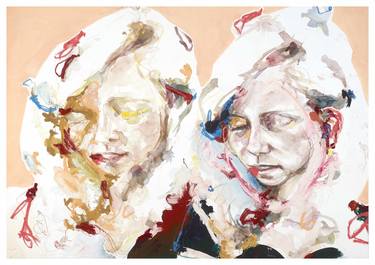 Print of Expressionism People Paintings by Melanie Norris