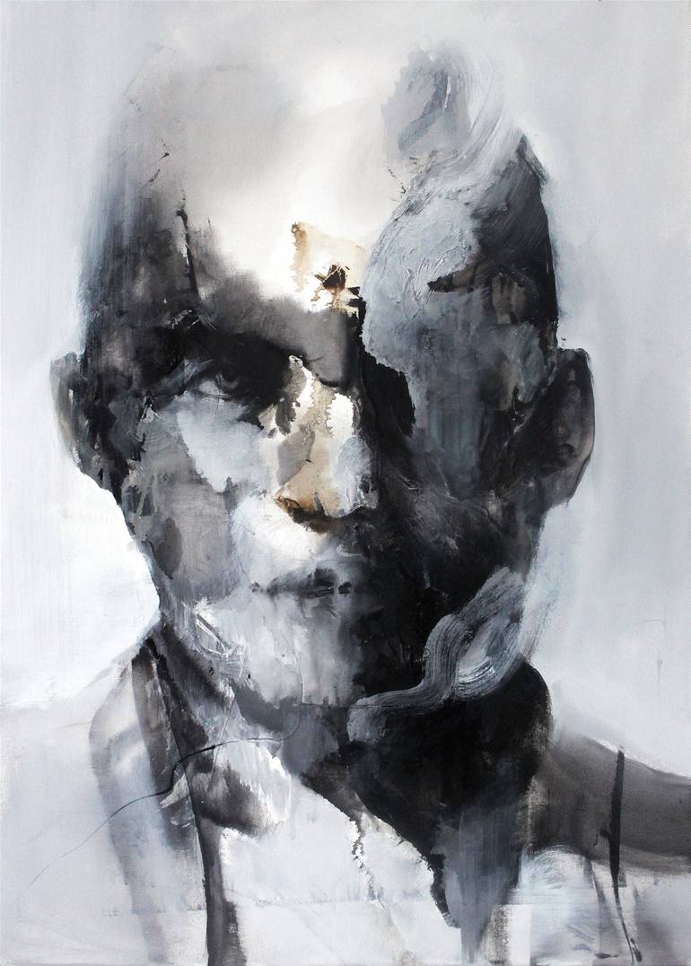 John -SOLD Painting by Daniel Martin | Saatchi Art