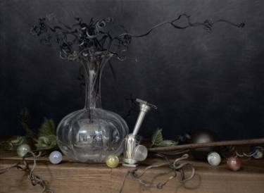 GRAPE BRANCHES WITH VASE AND MARBLES - Limited Edition 3 of 10 thumb