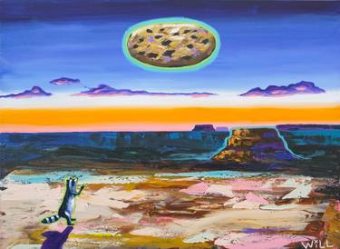 Original Surrealism Landscape Paintings by Will Eskridge