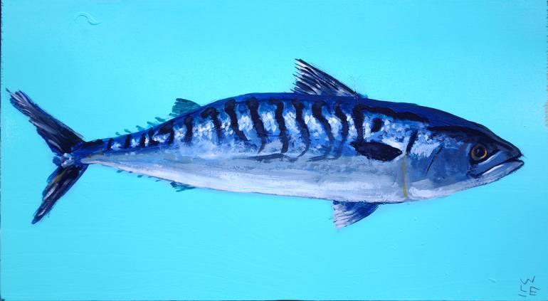 paintings of mackerel