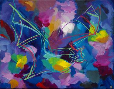 Original Abstract Expressionism Abstract Paintings by Will Eskridge
