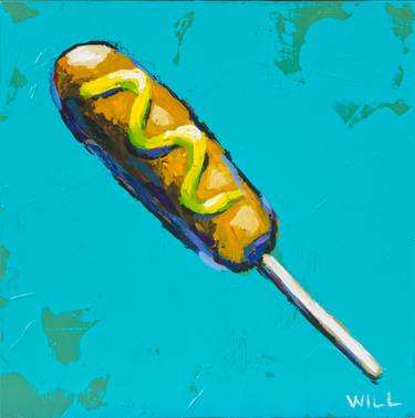 Original Pop Art Food & Drink Paintings by Will Eskridge