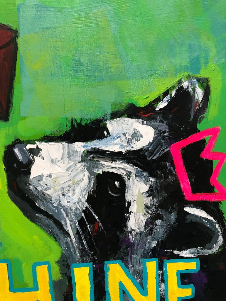 Original Pop Art Animal Painting by Will Eskridge