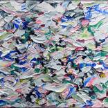Sculptural palette knife smush smush by Patrick Nunziata