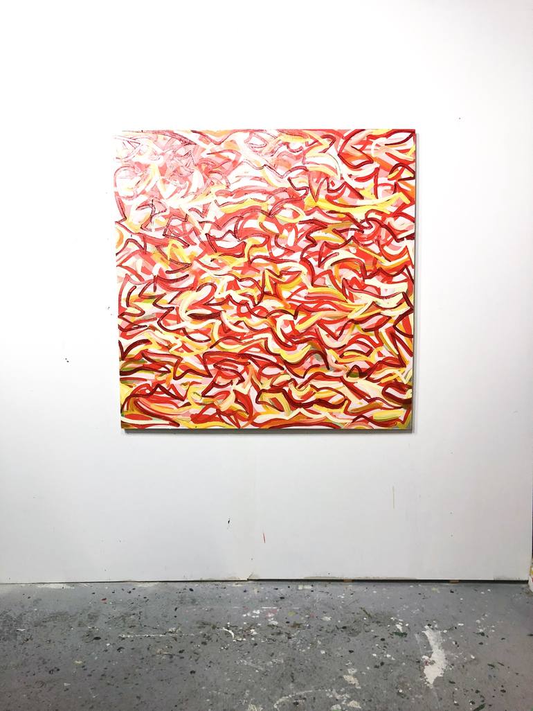 Original pattern Abstract Painting by Patrick Nunziata