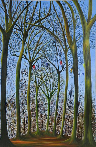 Original Tree Paintings by Caroline Walsh-Waring