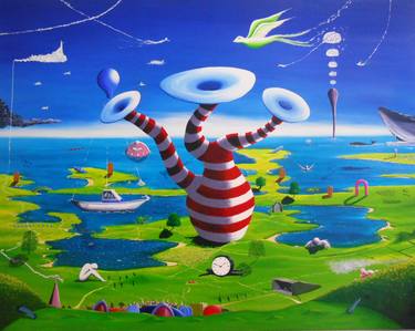 Original Surrealism Fantasy Paintings by Caroline Walsh-Waring