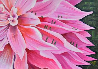 Original Floral Paintings by Caroline Walsh-Waring