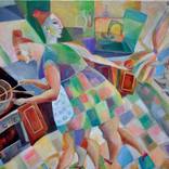 Woman in the Kitchen by Elham Howeizi