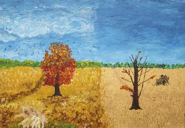 Print of Impressionism Seasons Paintings by Eran Lavi
