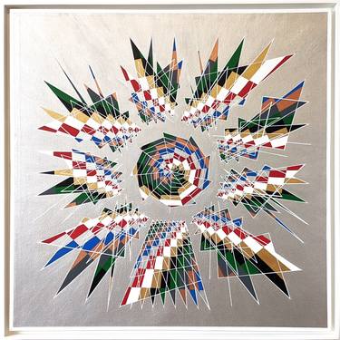 Original Conceptual Geometric Paintings by Ouissem MOALLA