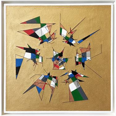 Original Geometric Painting by Ouissem MOALLA