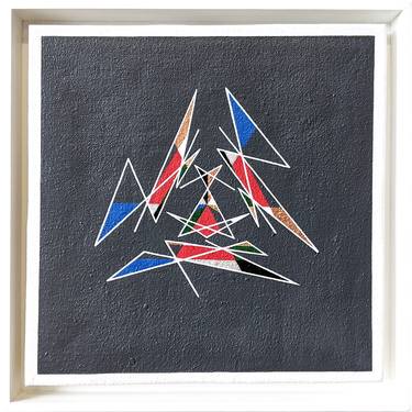 Print of Geometric Paintings by Ouissem MOALLA