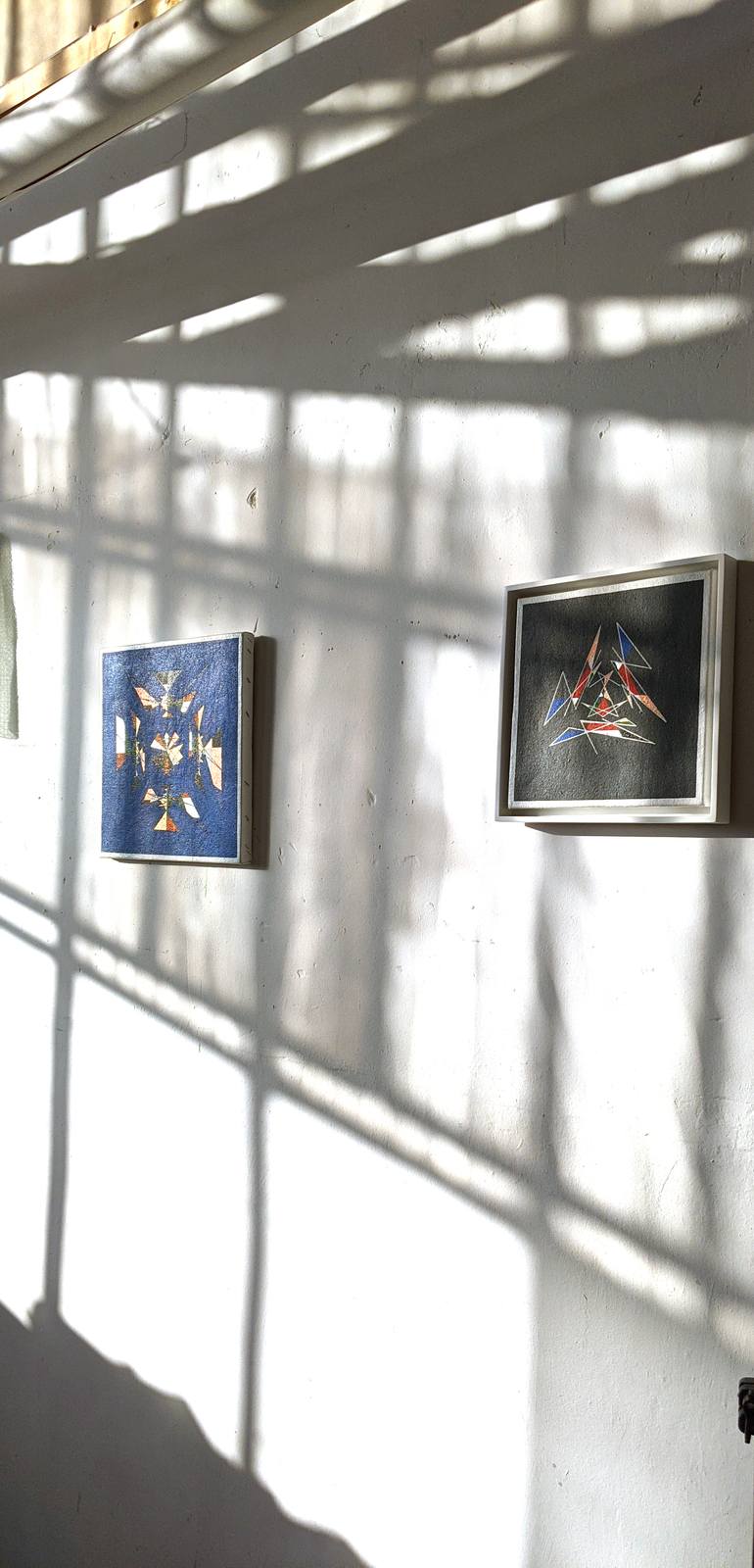 Original Abstract Geometric Painting by Ouissem Moalla