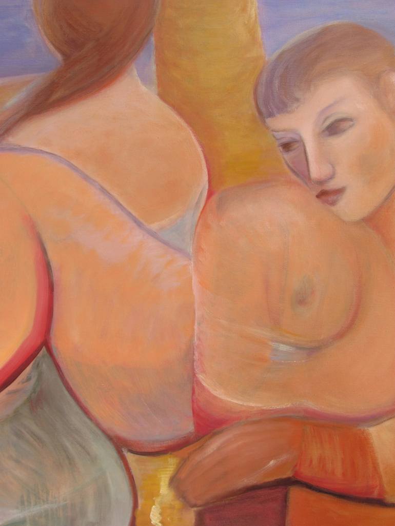 Original Modern Nude Painting by Wolfgang Alt