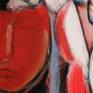 'The Picnic': A figurative composition.

Acrylic on linen canvas.
Due to its size the painting should be sent in a tube.