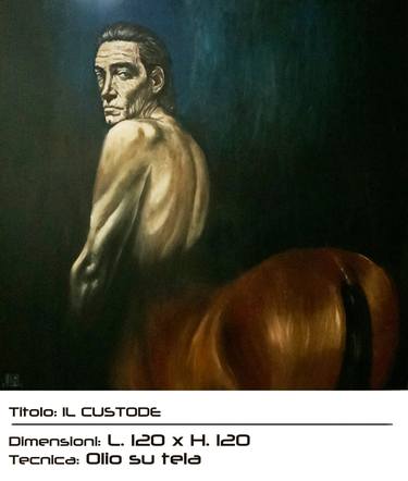 Original Classical mythology Painting by Pasquale Celano