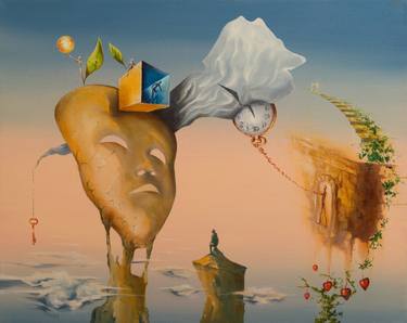 Original Surrealism Fantasy Paintings by Vidmantas Goldberg